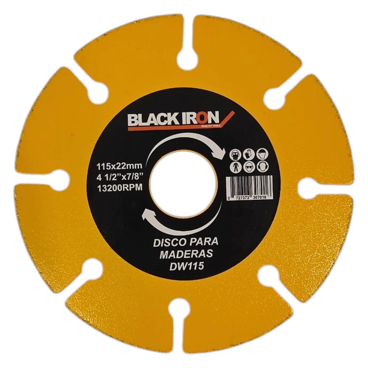 Disco de Corte para Madera 115mm (4 1/2")
